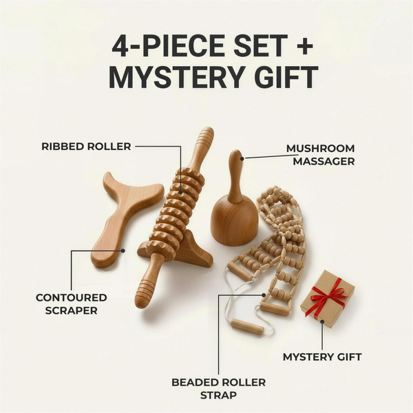 Birchwood Massage Roller Set + FREE Gift