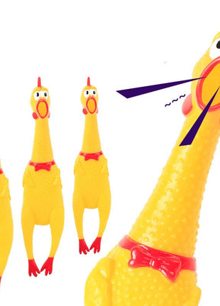 Screaming Chicken Stress Relief Squeeze Toy