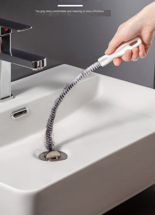 Drain Pipe Hair Clog Cleaner Brush