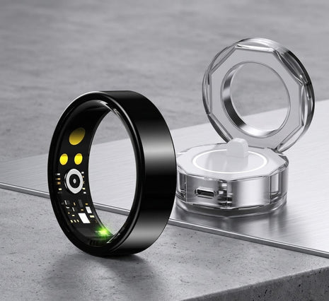 Smart Health Ring Tracker Sleep Steps iOS Android