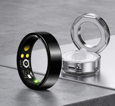 Smart Health Ring Tracker Sleep Steps iOS Android