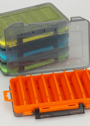 Dual-Sided Fishing Tackle Storage Box
