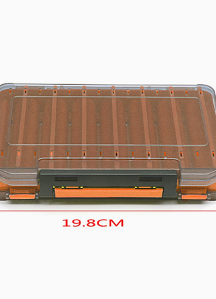 Dual-Sided Fishing Tackle Storage Box