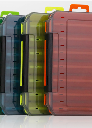 Dual-Sided Fishing Tackle Storage Box
