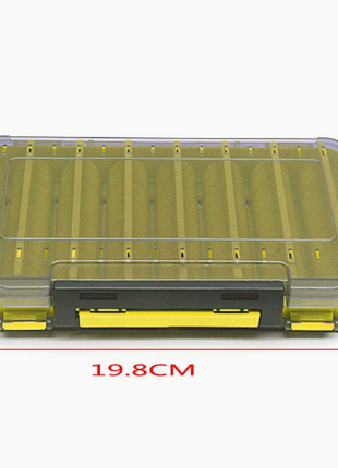 Dual-Sided Fishing Tackle Storage Box