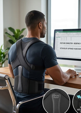 PosturePro Figure-8 Back & Shoulder Posture Brace