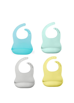 Silicone Baby Bibs Waterproof Food-Grade