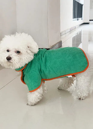 Pet Dog Bathrobe Fast Drying Microfiber Towel