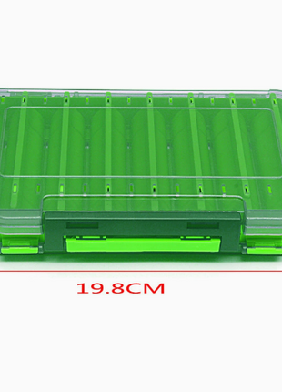 Dual-Sided Fishing Tackle Storage Box