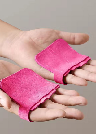 Cowhide Fitness Palm Protector Gym Gloves