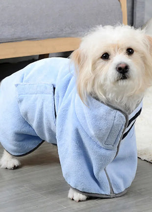 Pet Dog Bathrobe Fast Drying Microfiber Towel