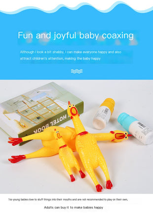Screaming Chicken Stress Relief Squeeze Toy