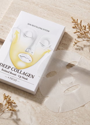 Collagen Hydrating Sheet Face Masks 4-Pack