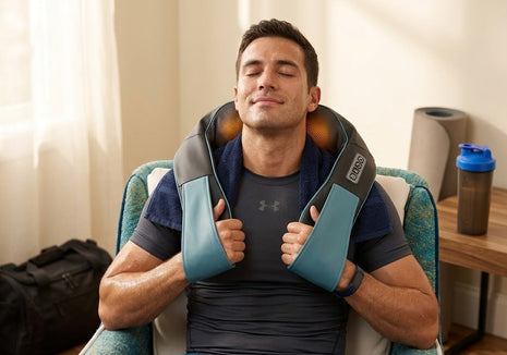 3D Kneading Heat Neck Massager Cordless Rechargeable