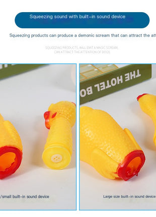 Screaming Chicken Stress Relief Squeeze Toy