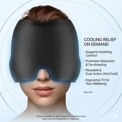 NovaChill Reusable Cooling Gel Face & Eye Mask