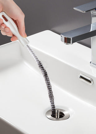 Drain Pipe Hair Clog Cleaner Brush