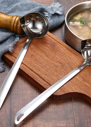 Stainless Steel Soup Oil Separator Spoon