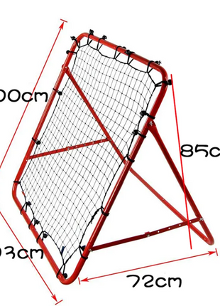 Kick Back Pro Baseball Lacrosse Soccer Rebound Training Net