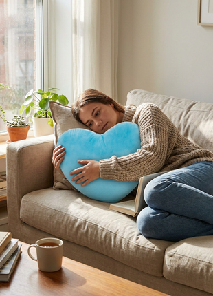 Cute Plush Heart Shape Pillow Cushion