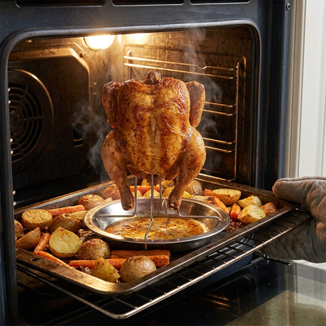 Non-Stick Carbon Steel Chicken Roasting Pan