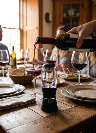 Creative Wine Decanter and Aerator Pourer