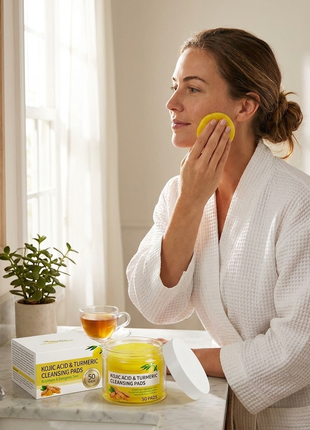 Turmeric Kojic Acid Brightening Facial Wipes