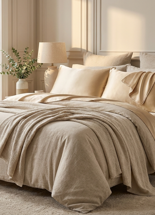 100% Mulberry Silk Pillowcase Anti-Frizz Luxury