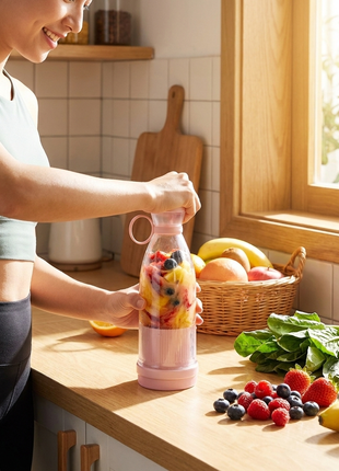 Portable USB Rechargeable Blender Smoothie Bottle