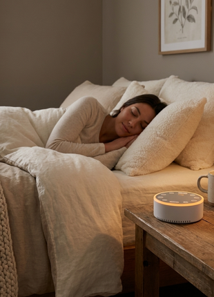 White Noise Sleep Machine with Nature Sounds & Light