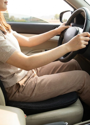 Memory Foam Car Seat Cushion with Coccyx Cutout