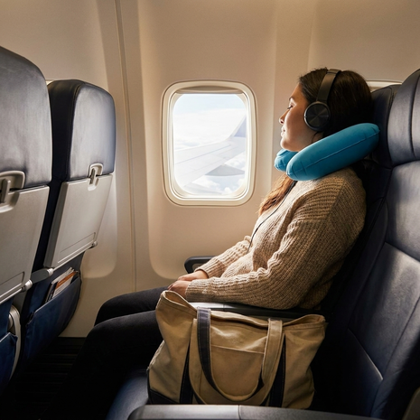 TravelEase Inflatable Neck & Lumbar Support Pillow