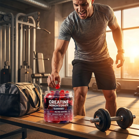 Creatine Chewable Gummies Workout Energy Boost