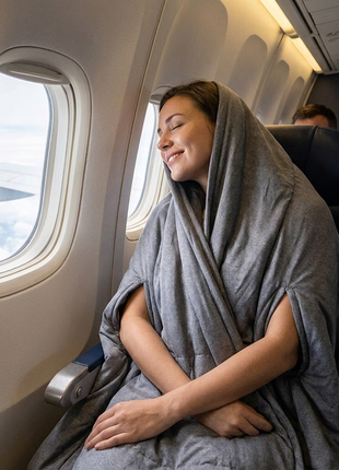 DreamHug Portable Wearable Weighted Travel Blanket